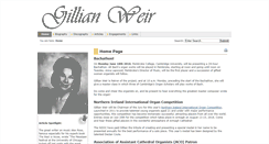 Desktop Screenshot of gillianweir.com